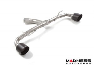 Toyota GR Yaris Performance Exhaust - Axle-Back - Non-Resonated - Carbon Fiber Tips - GR-Four 1.6L